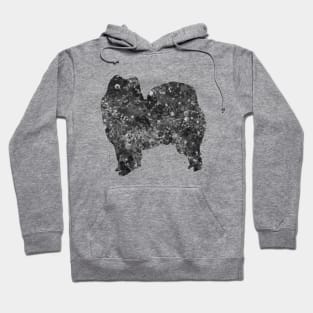 Samoyed Dog black and white Hoodie